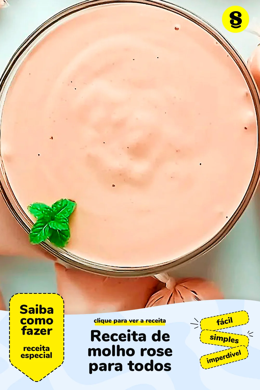 Receita de molho rose