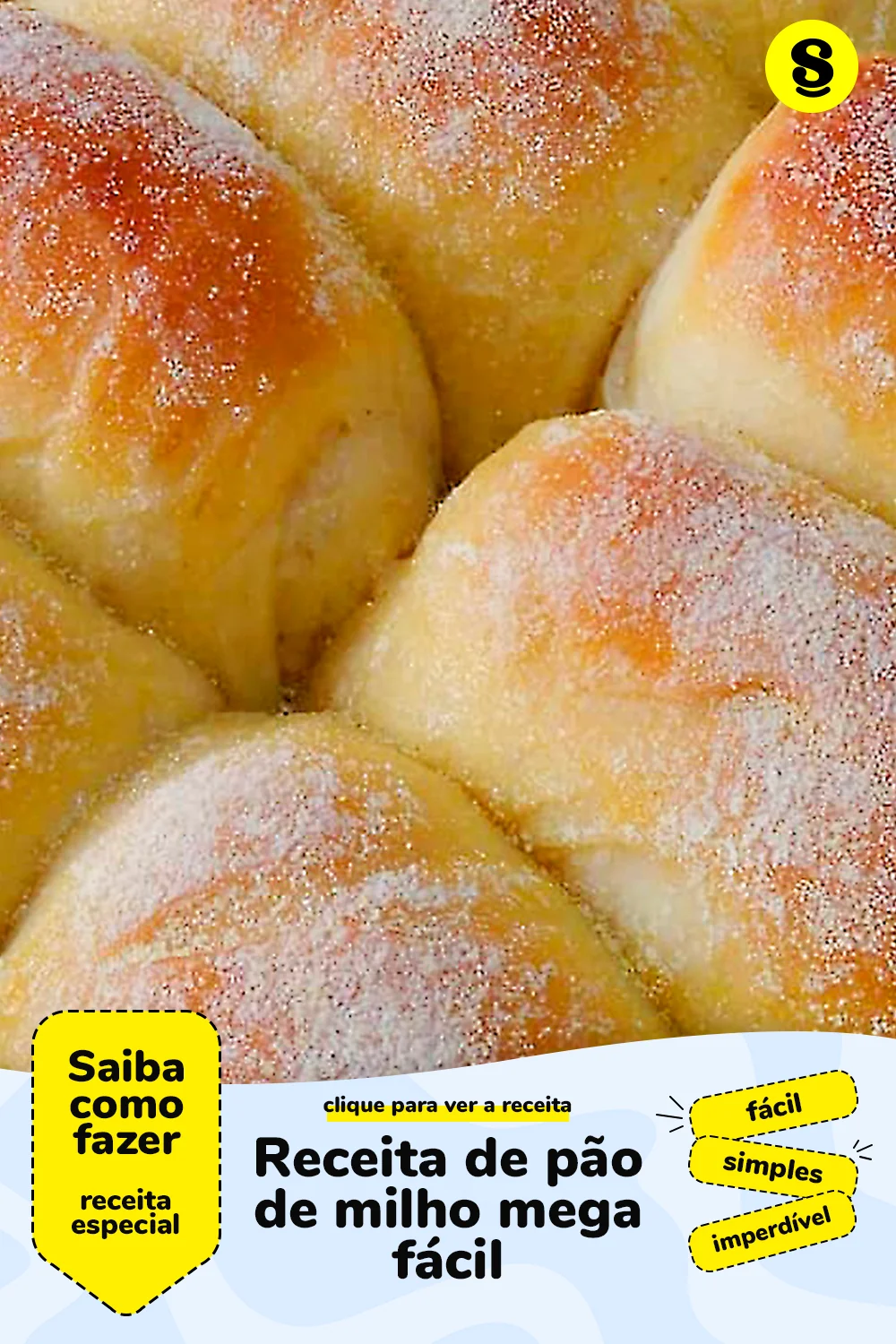 Receita de pão de milho