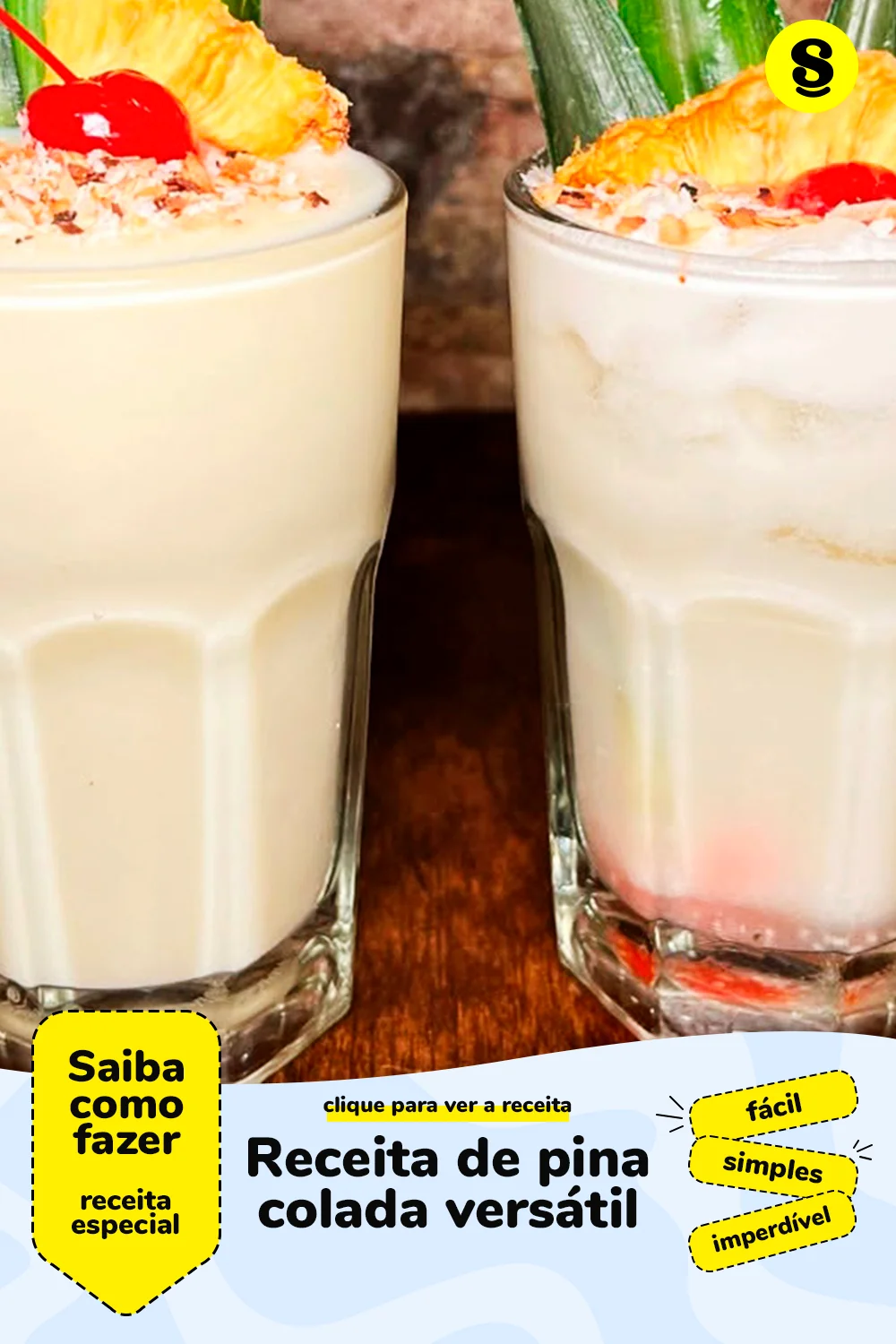 Receita de pina colada