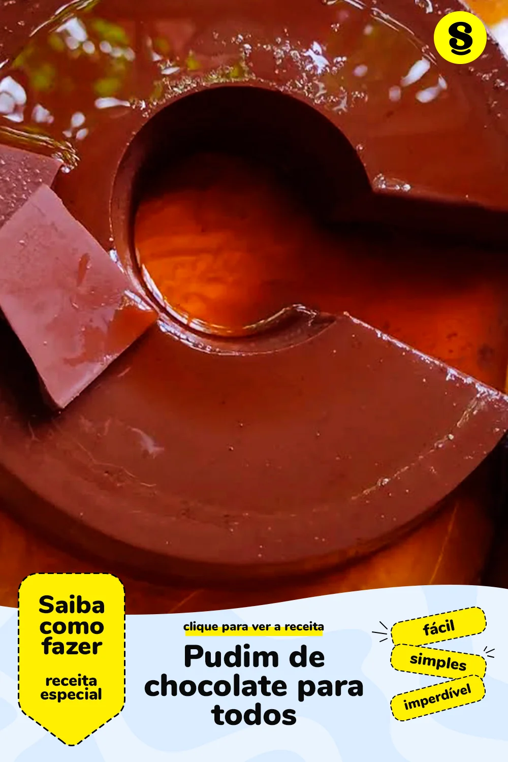 Receita de pudim de chocolate