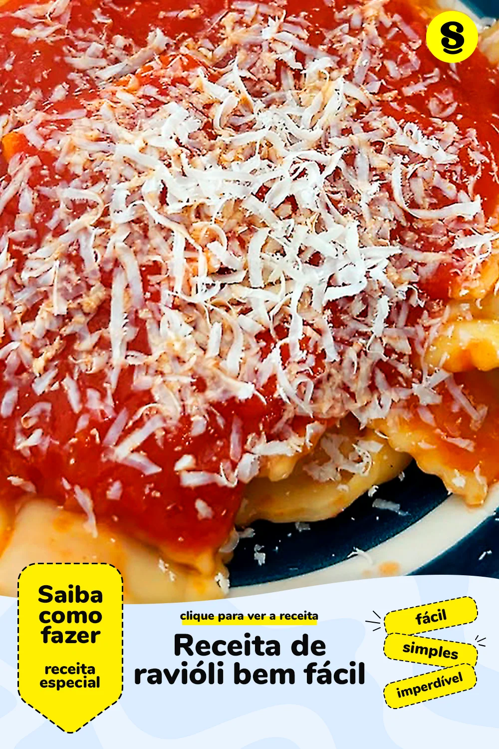 Receita de ravióli