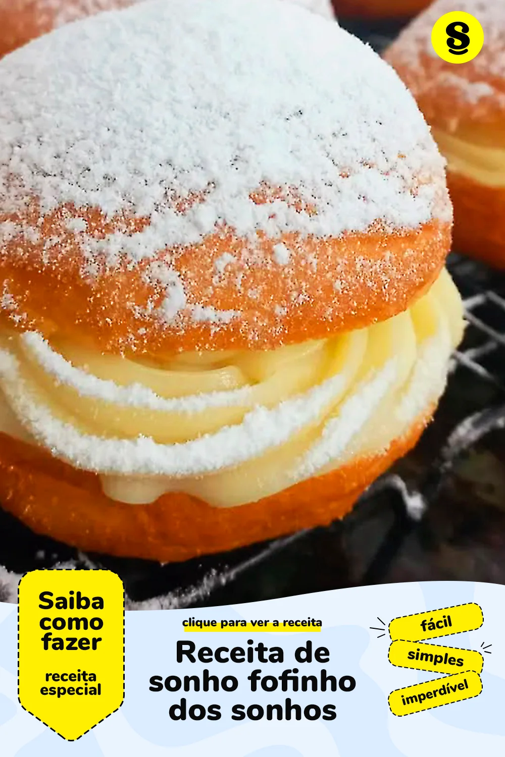 Receita de sonho fofinho