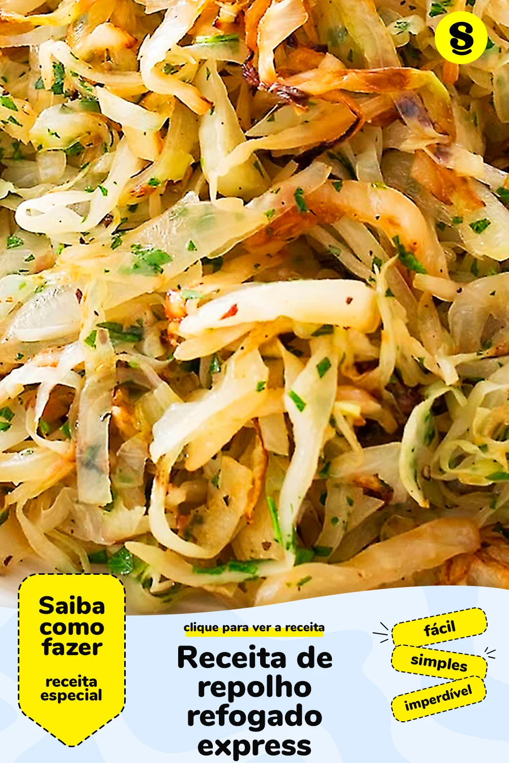 Receita de repolho refogado