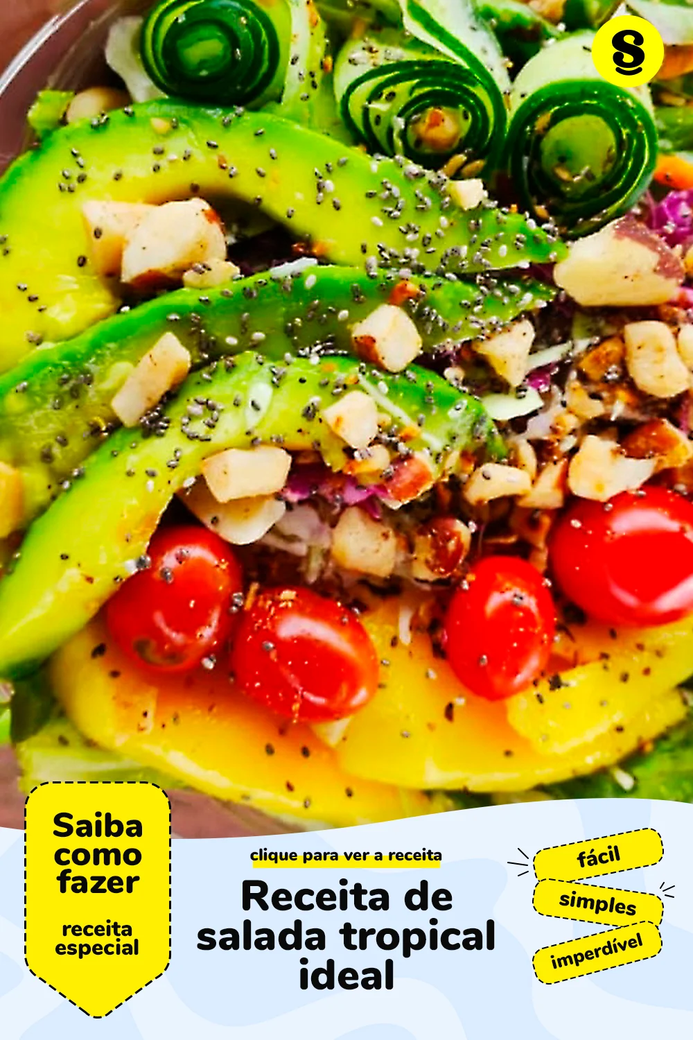 Receita de salada tropical
