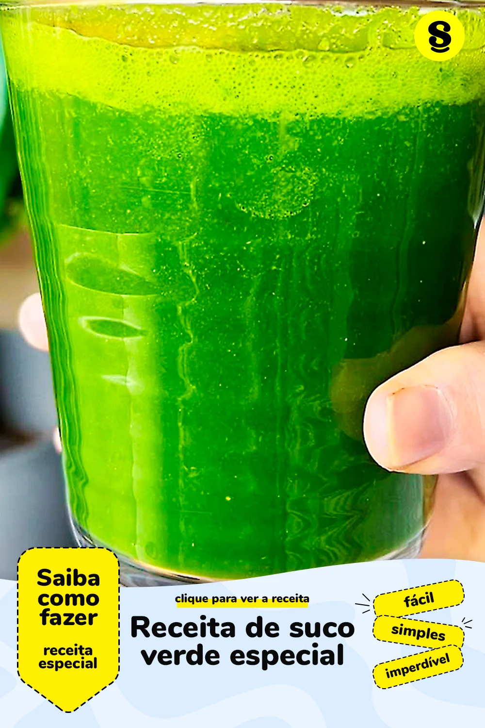 Receita de suco verde