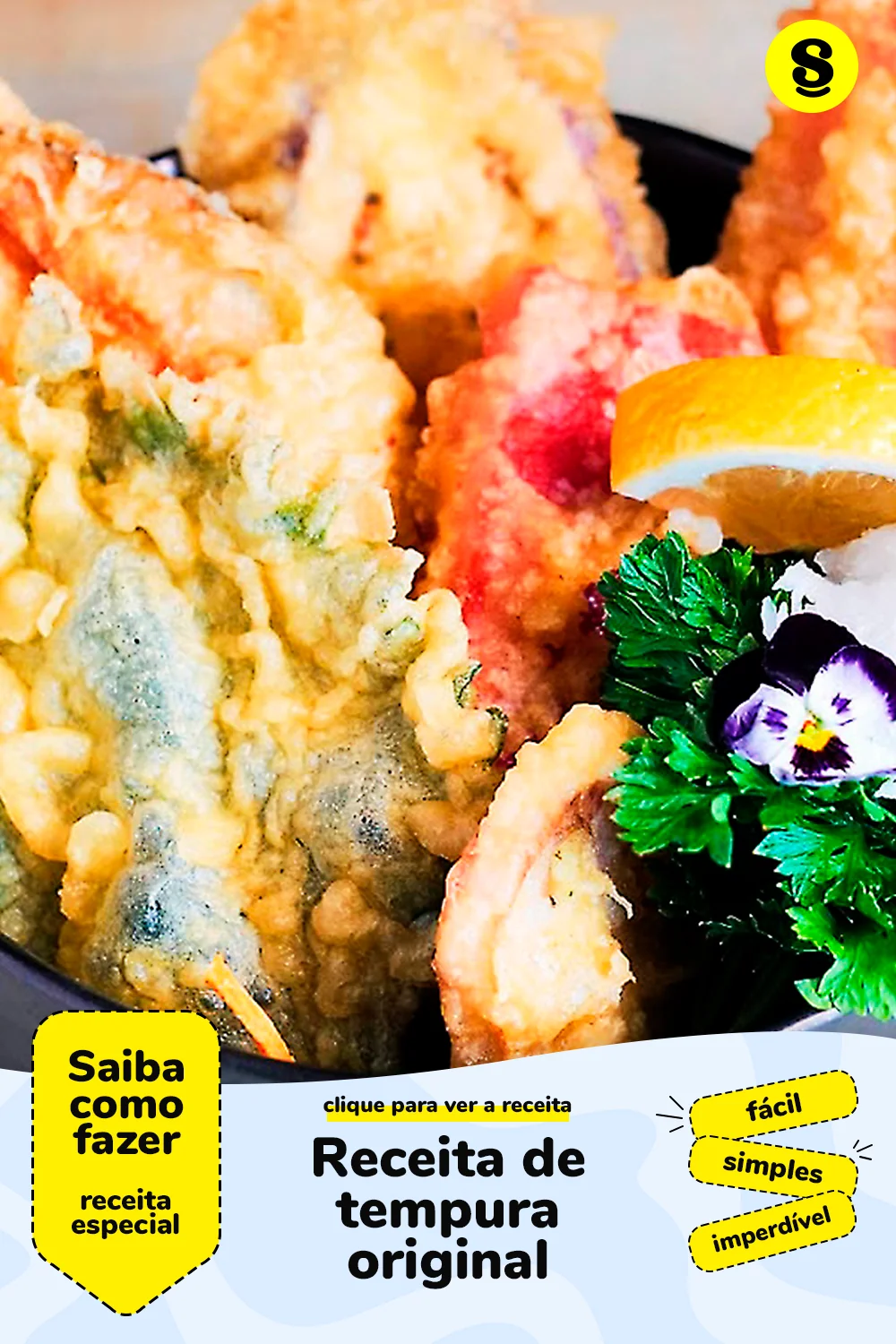 Receita de tempura