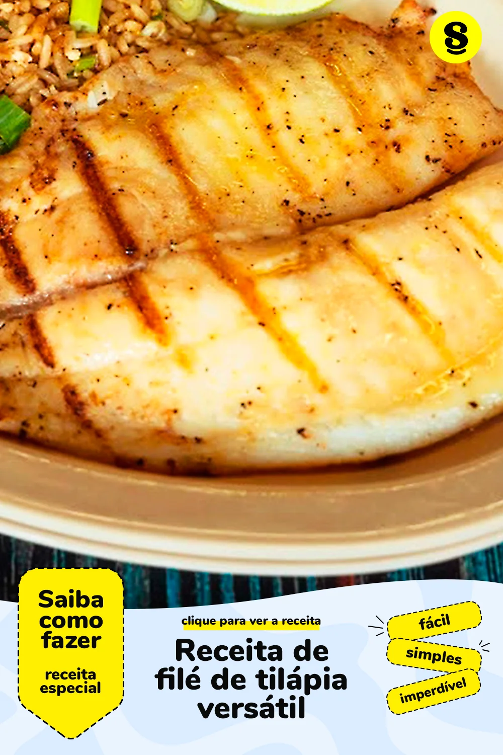 Receita de filé de tilápia