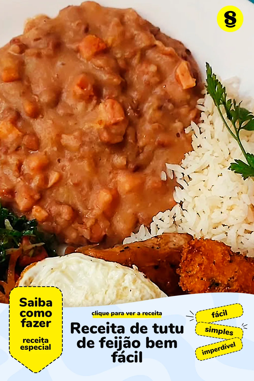 Receita de tutu de feijão