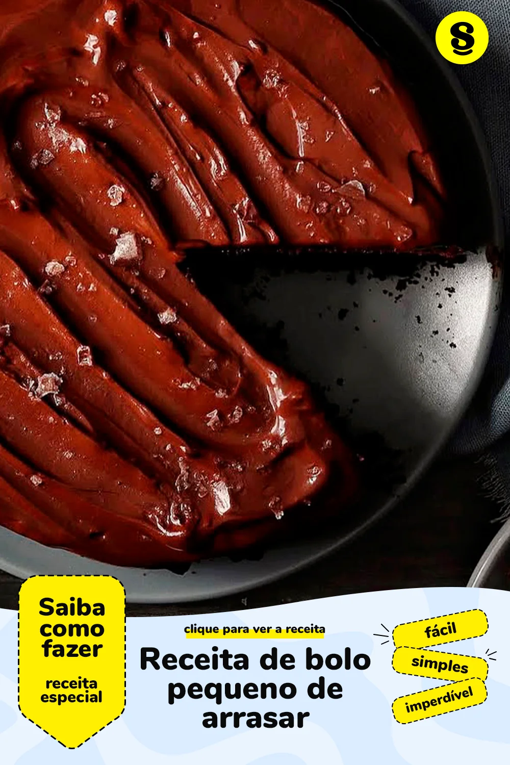 Receita de bolo pequeno