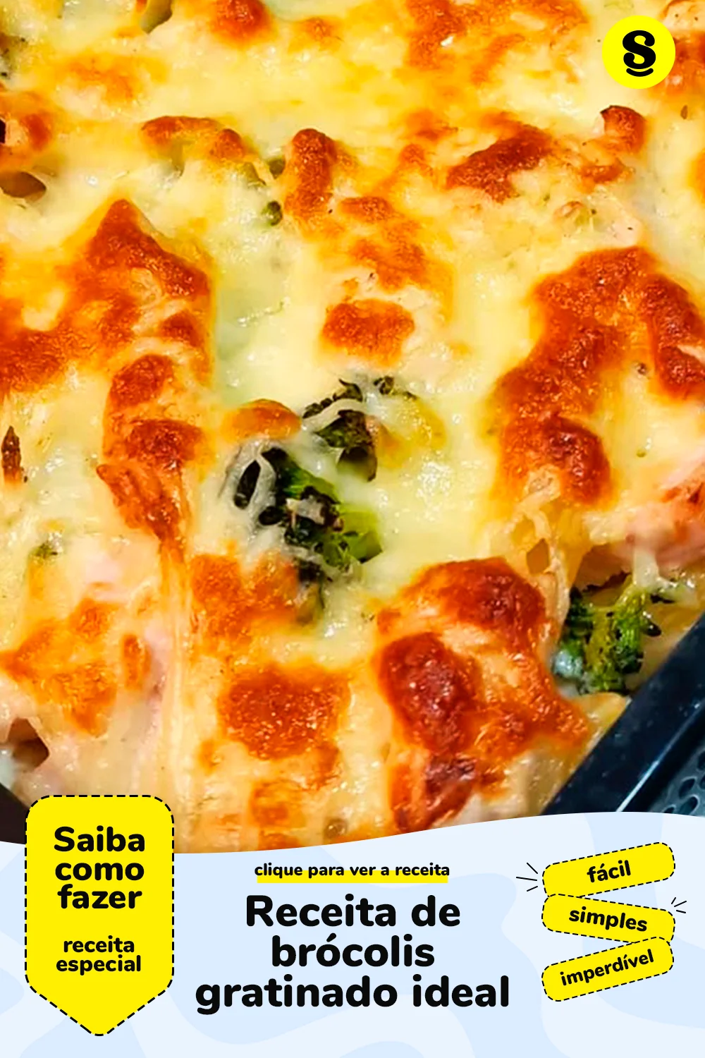 Receita de brócolis gratinado