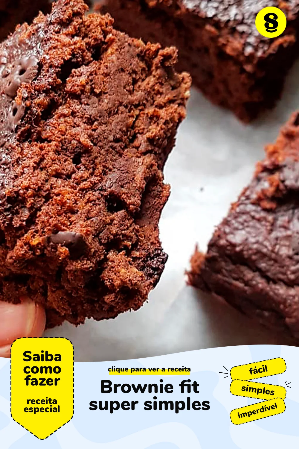 Receita de brownie fit