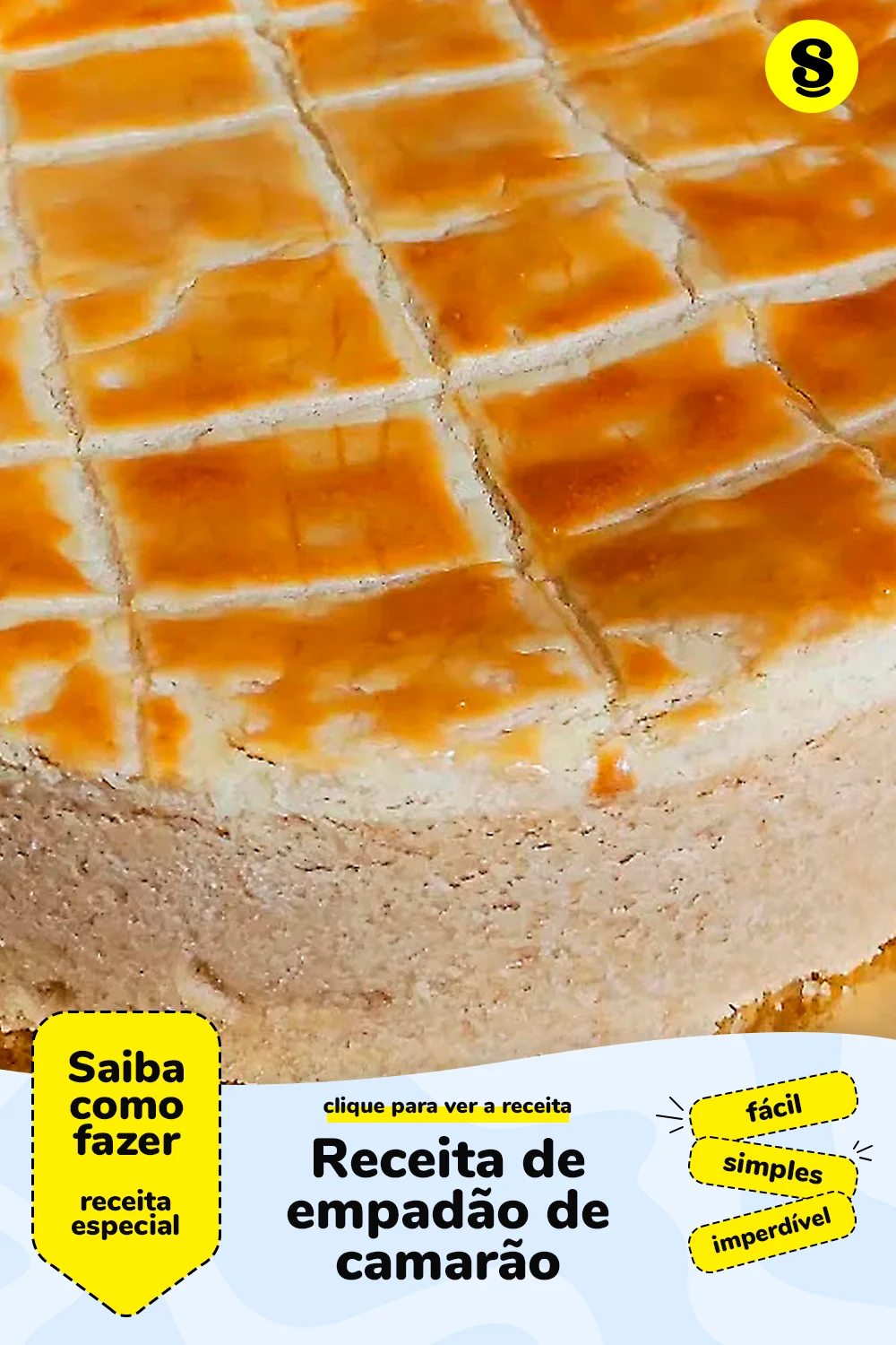 Receita de empadão de camarão