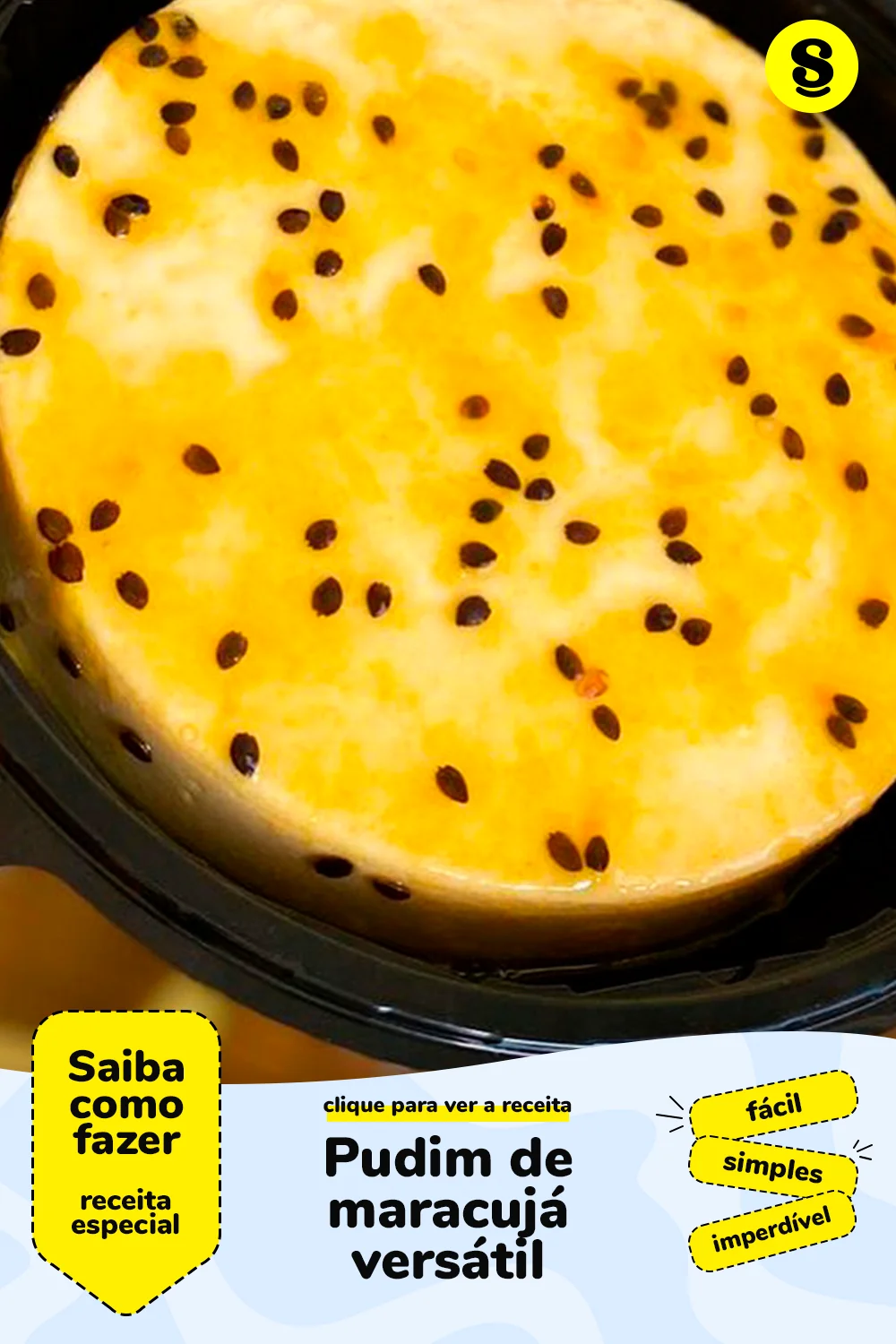 Receita de pudim de maracujá