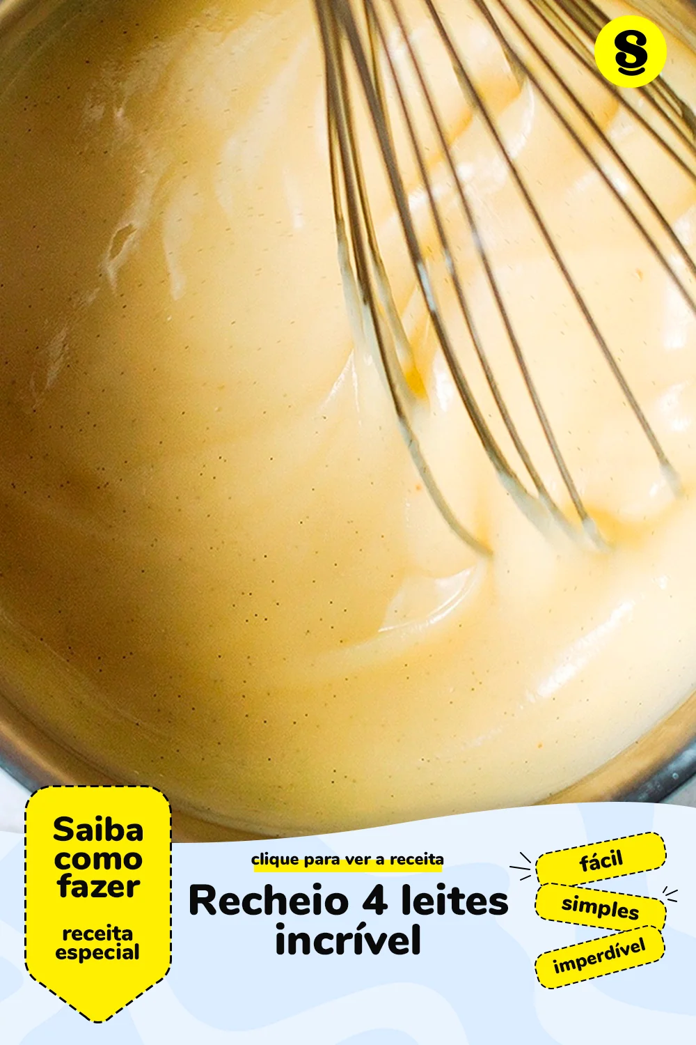 Receita de recheio 4 leites