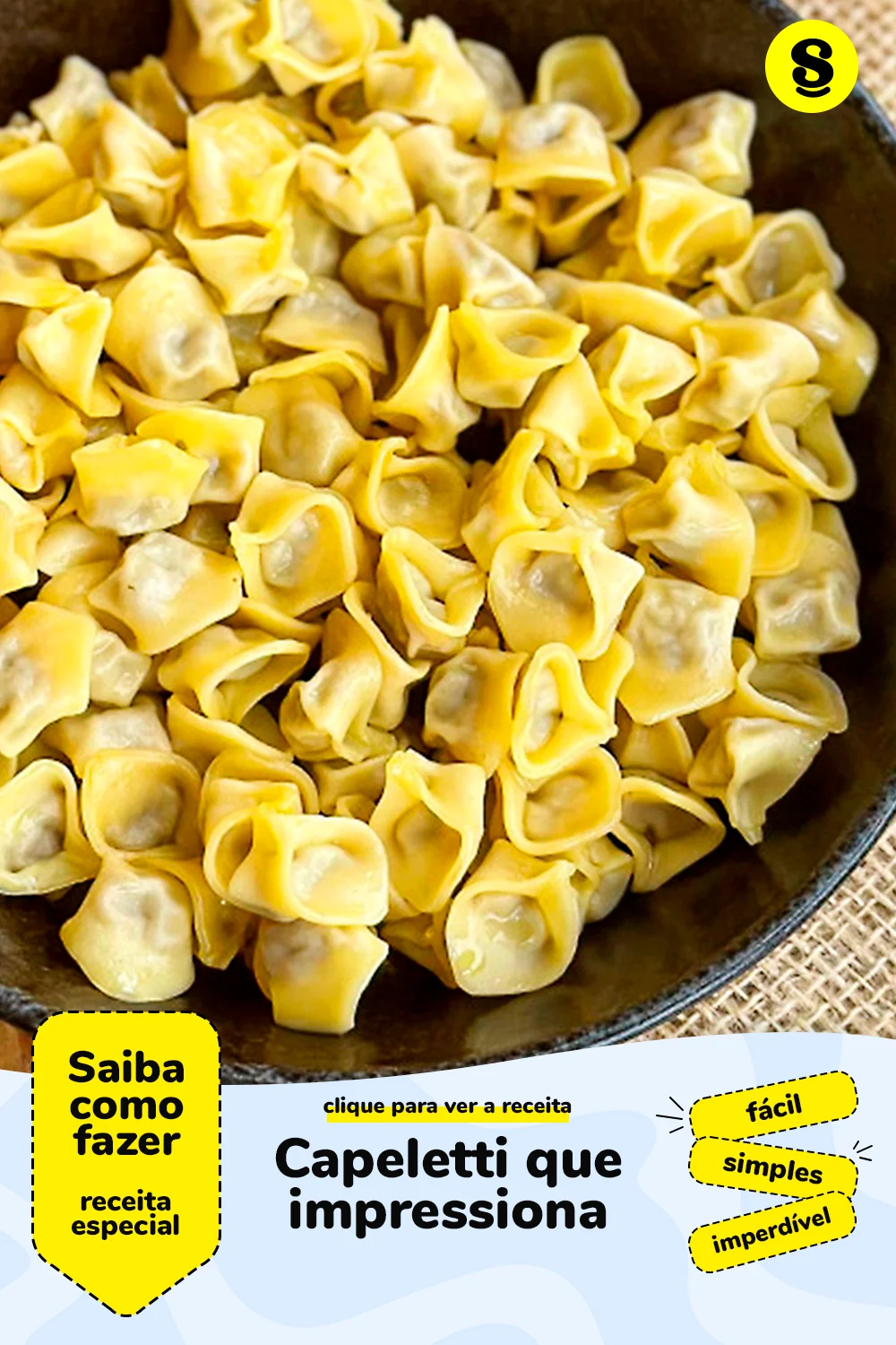 Receita de capeletti