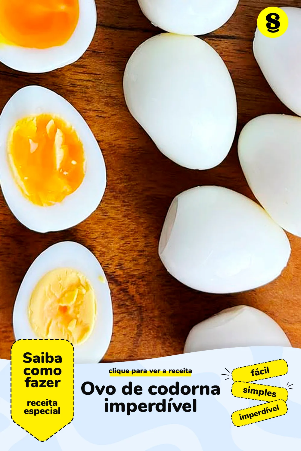 Receita de ovo de codorna