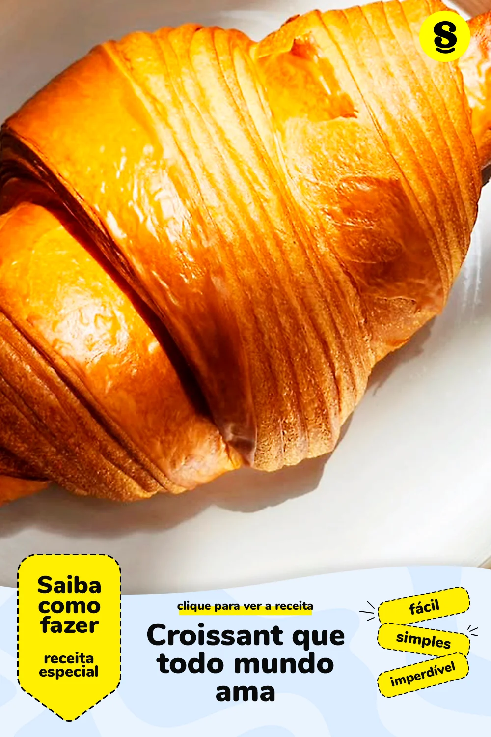 Receita de croissant