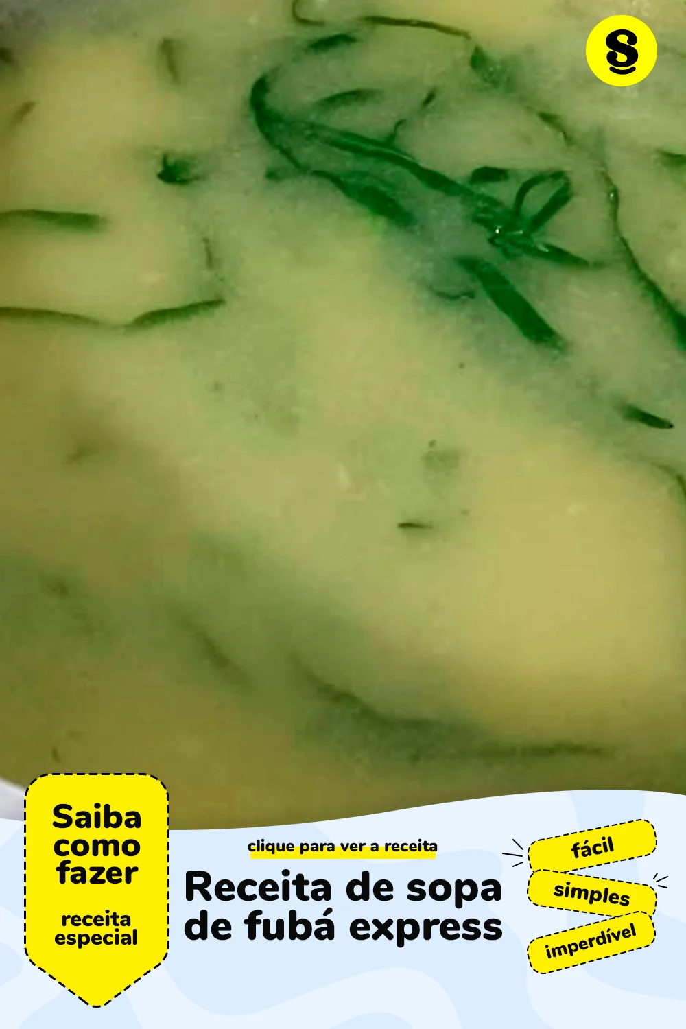 Receita de sopa de fubá