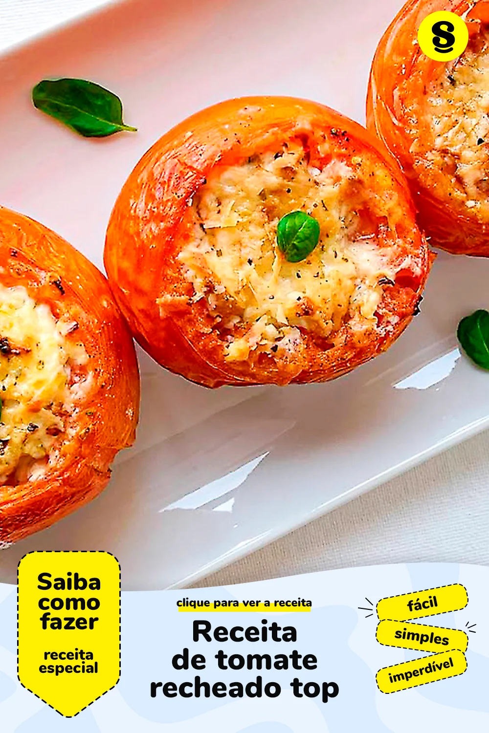 Receita de tomate recheado