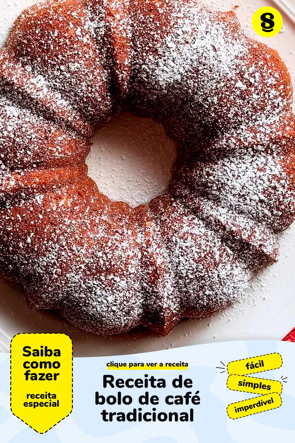 Receita de bolo de café