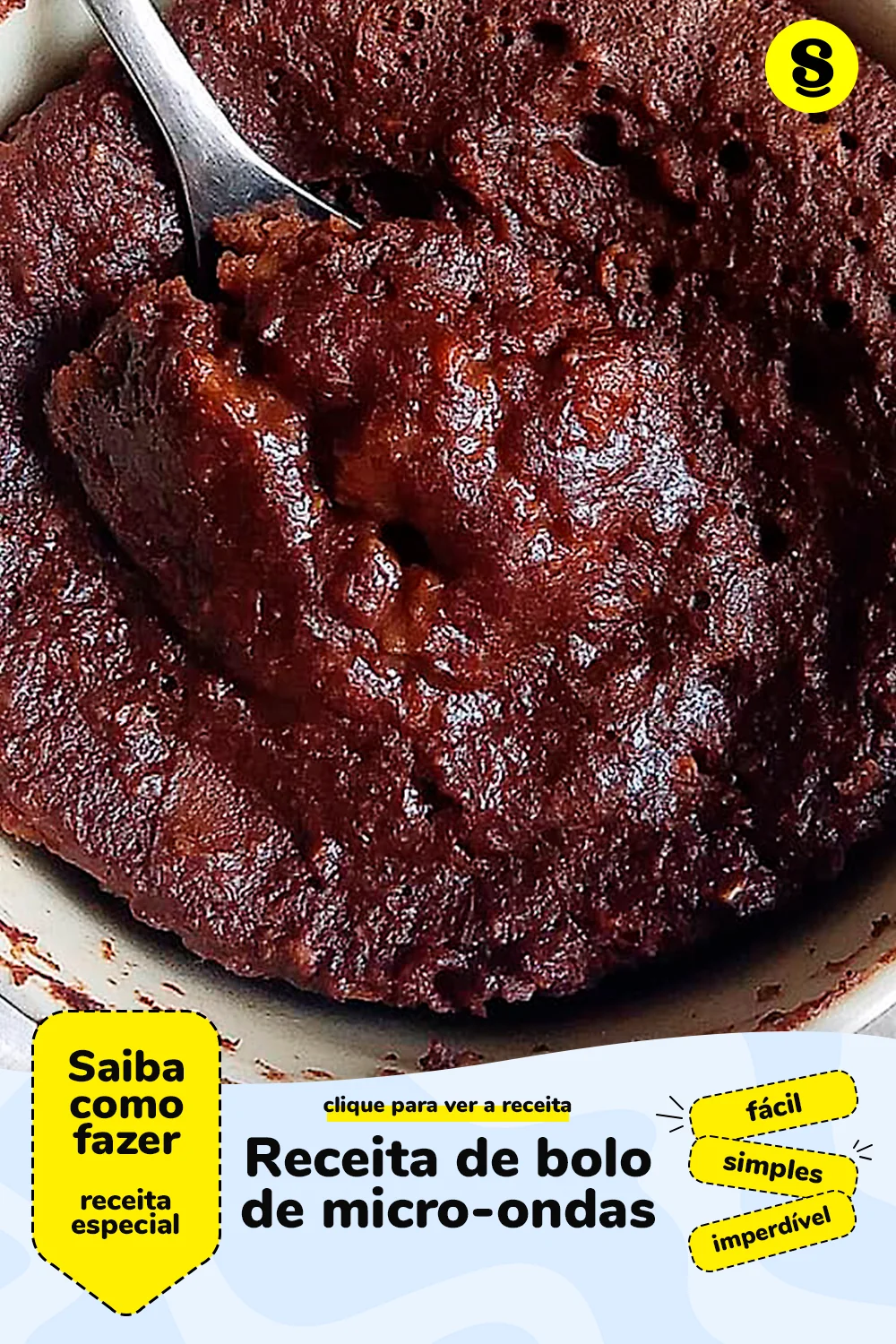 Receita de bolo de micro-ondas