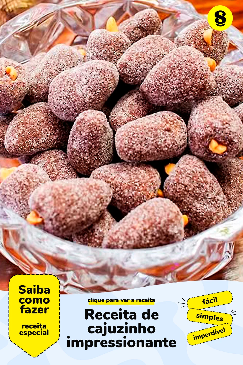 Receita de cajuzinho