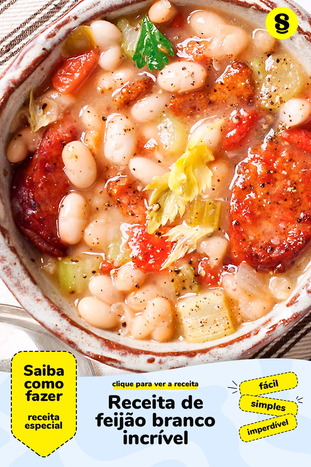 Receita de feijão branco