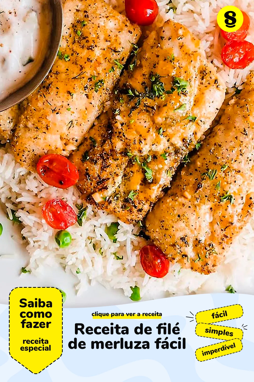 Receita de filé de merluza