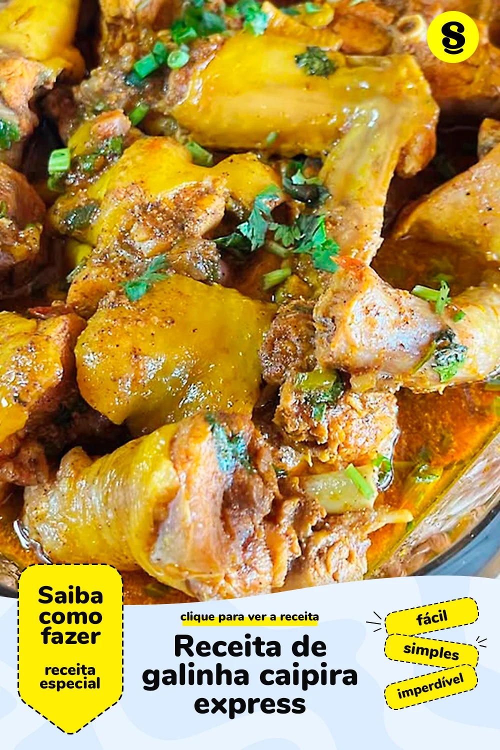 Receita de galinha caipira