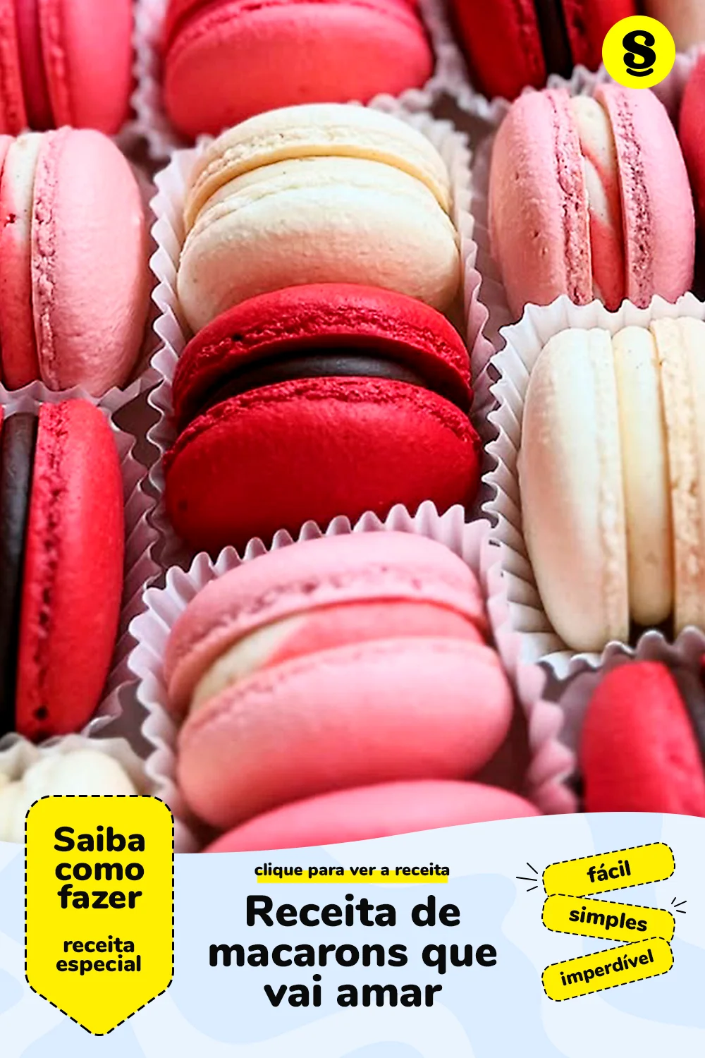 Receita de macarons