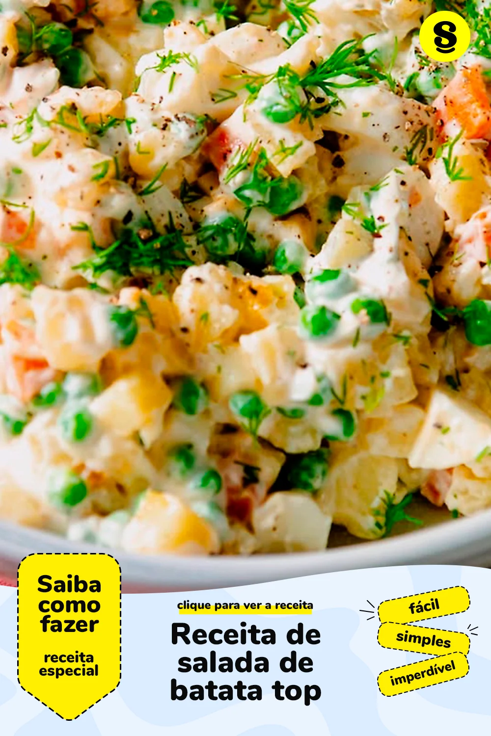 Receita de salada de batata