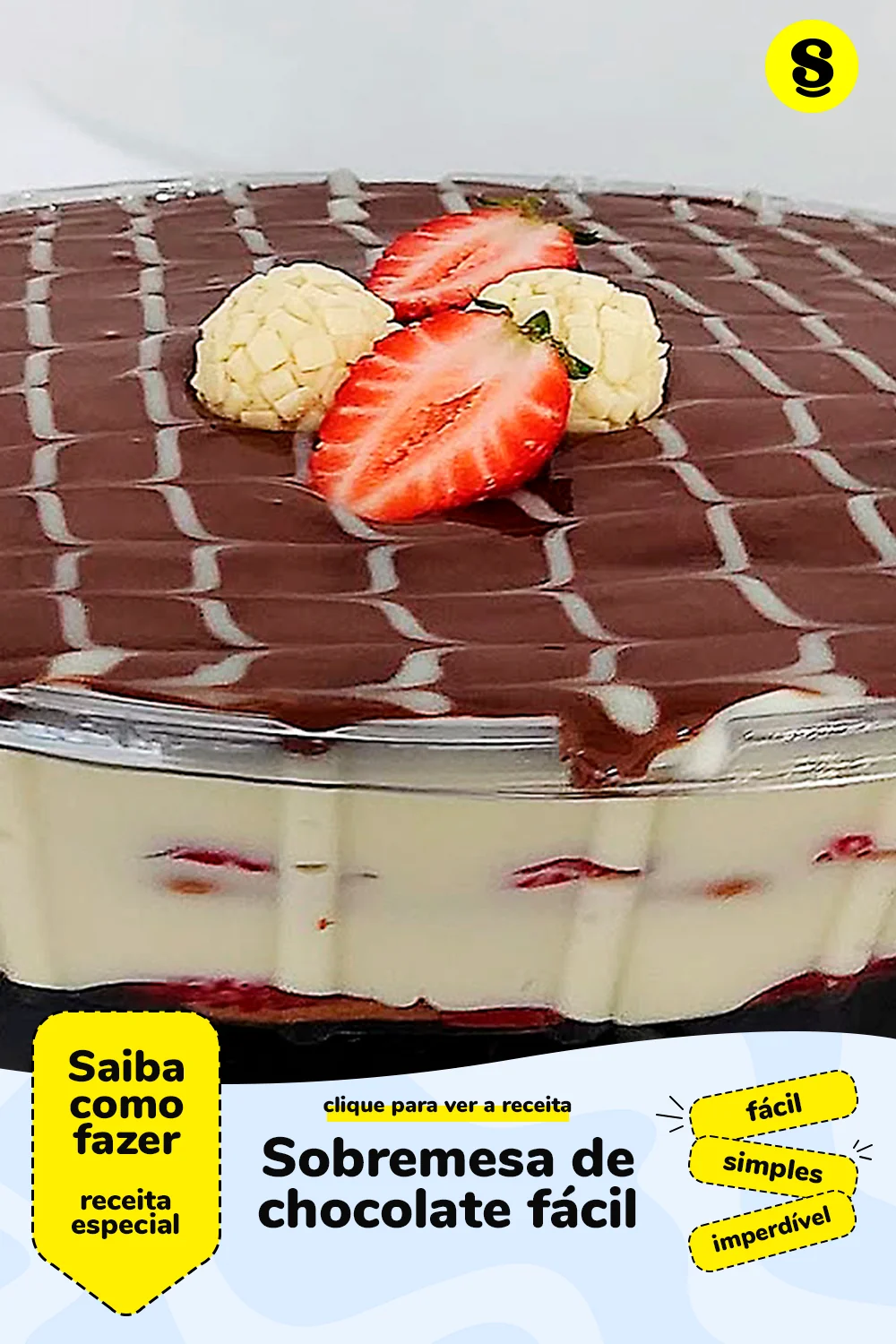 Receita de sobremesa de chocolate