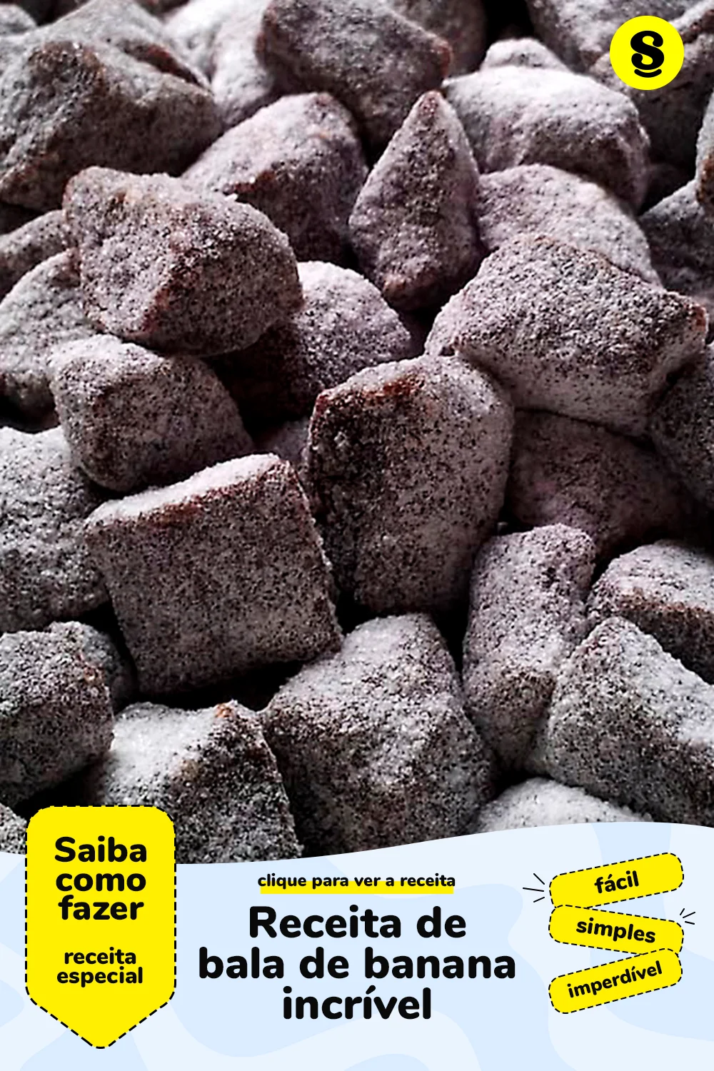 Receita de bala de banana