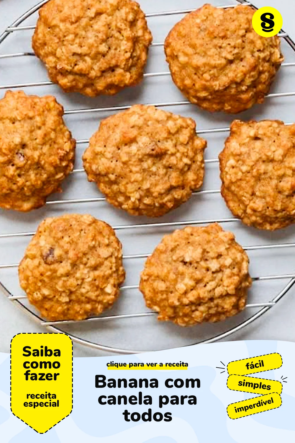 Receita de banana com canela