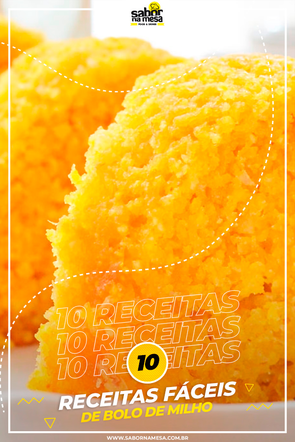 10 Receitas de Bolo de Milho Simples e Fácil: Saiba como fazer