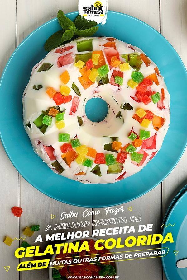 poste no pinterest esta imagem de receita de gelatina-colorida