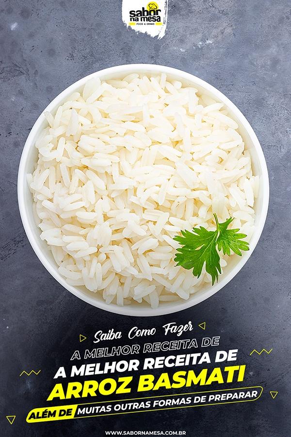 poste no pinterest esta imagem de receita de arroz-basmati