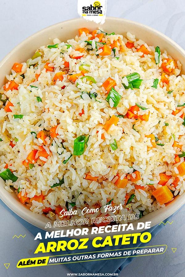 poste no pinterest esta imagem de receita de arroz-cateto