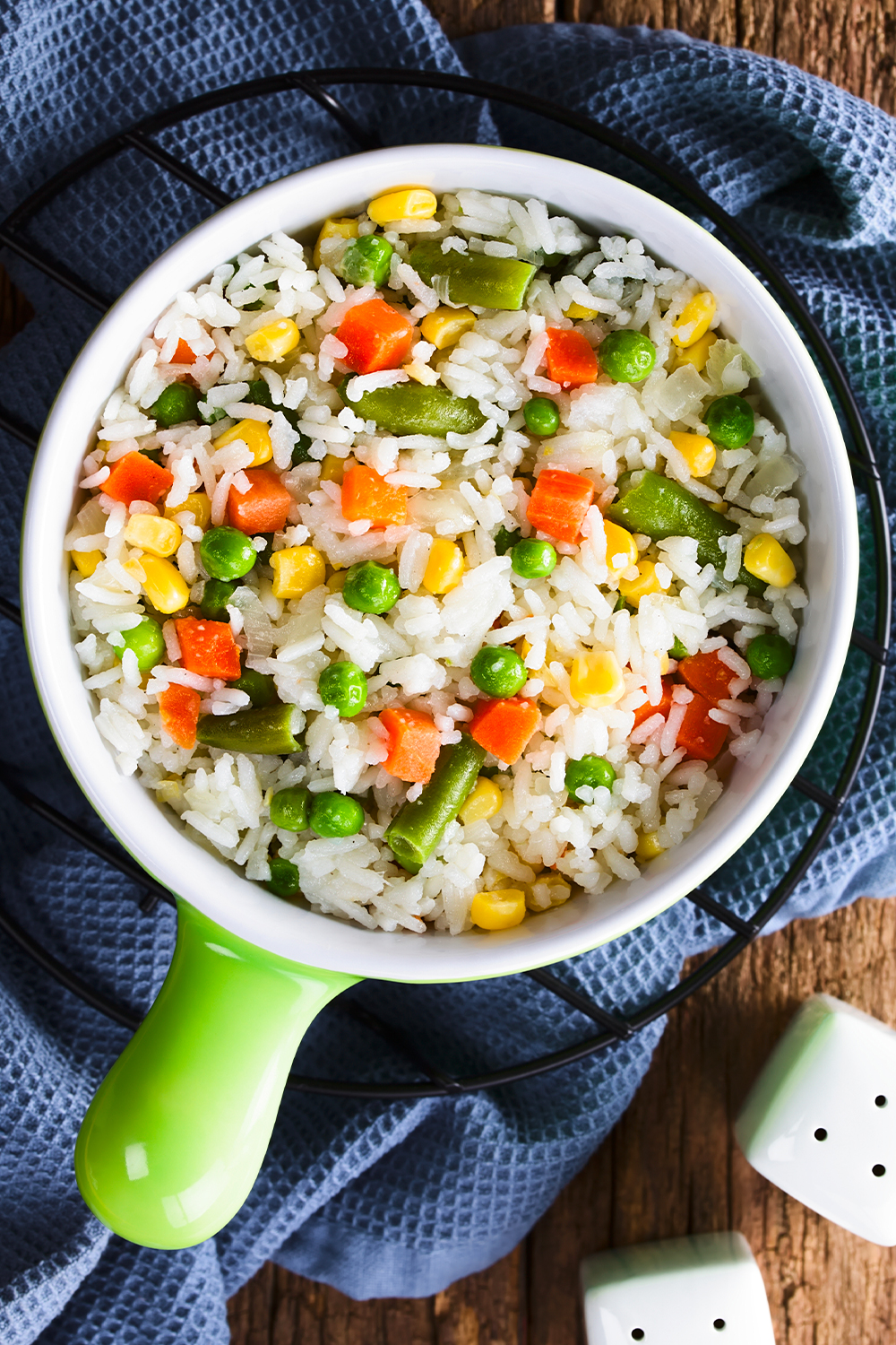 poste no pinterest esta imagem de receita de arroz-colorido