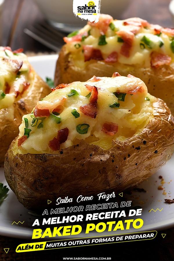 poste no pinterest esta imagem de receita de baked-potato