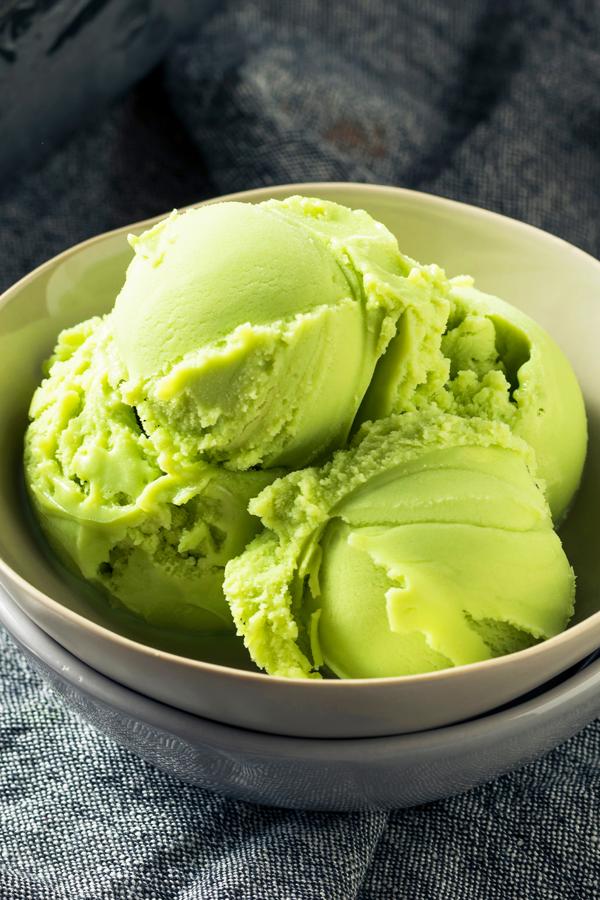 poste no pinterest esta imagem de receita de sorvete-de-abacate