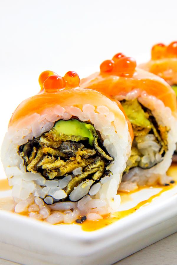 poste no pinterest esta imagem de receita de sushi-skin