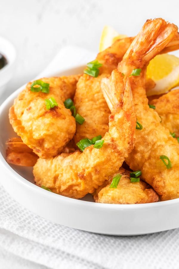 poste no pinterest esta imagem de receita de tempura-de-camarao