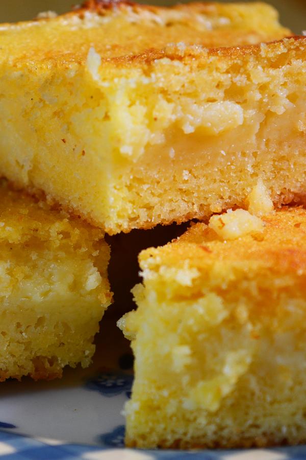 poste no pinterest esta imagem de receita de bolo-de-flocao-de-milho-cremoso