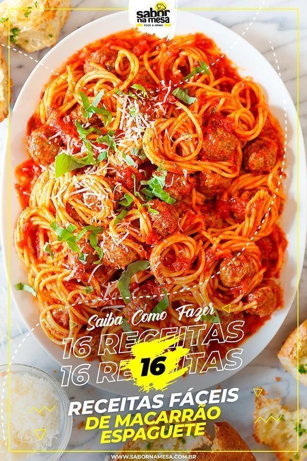 Como fazer um macarrão espaguete gostoso