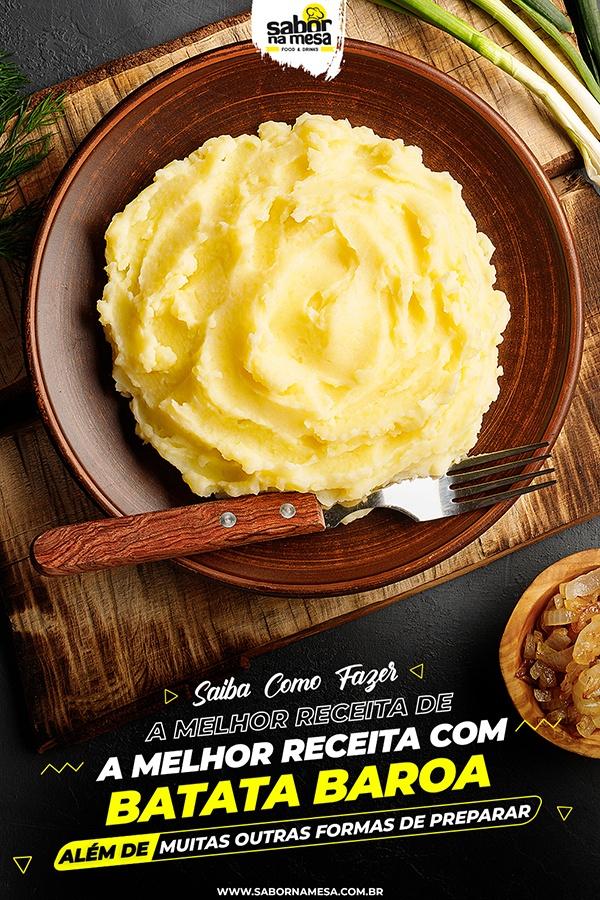 poste no pinterest esta imagem de receita de batata-baroa