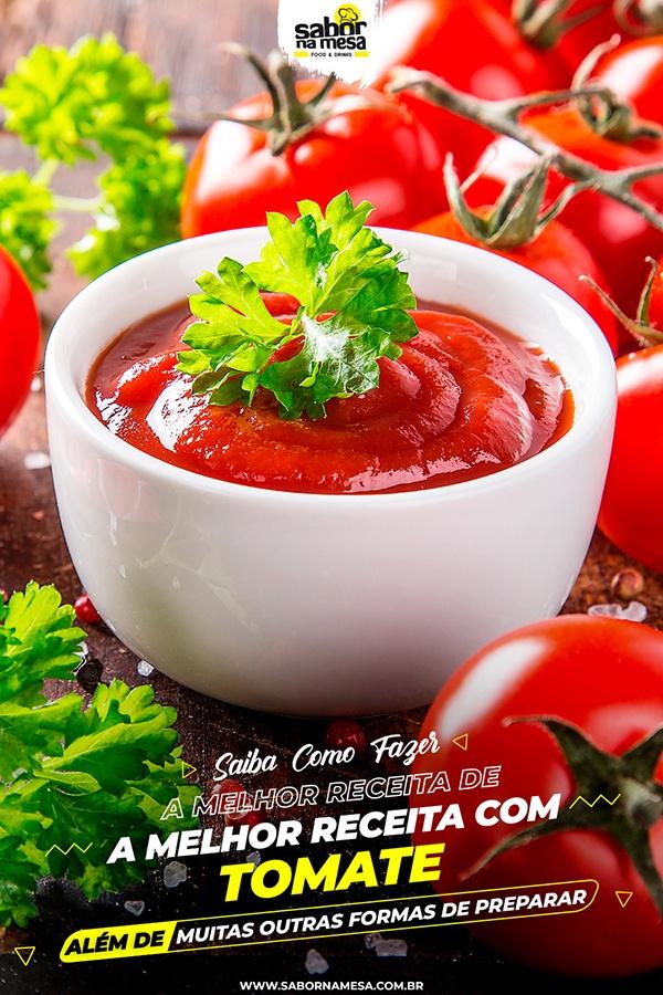 poste no pinterest esta imagem de receita com tomate