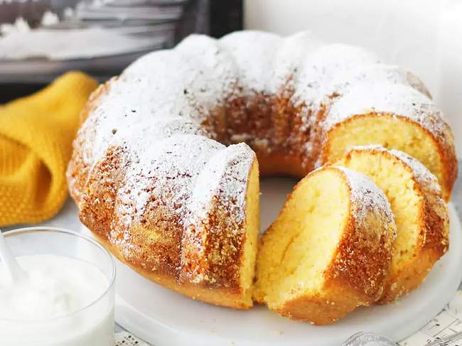 Bolo de Iogurte Natural Fofinho e Muito Saudável