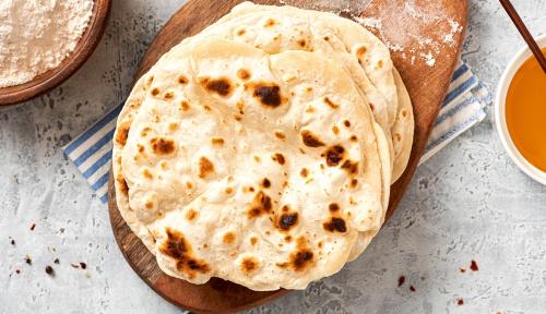 Pão Chapati + Super Sugestões Variadas da Massa e de Recheio
