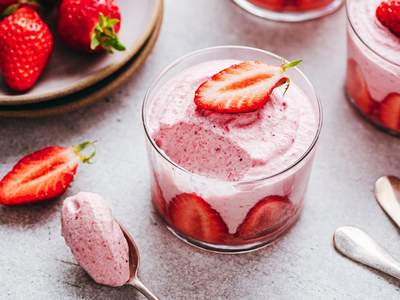 Mousse de Morango & Muitos Tipos Com Um Gostinho Todo Especial